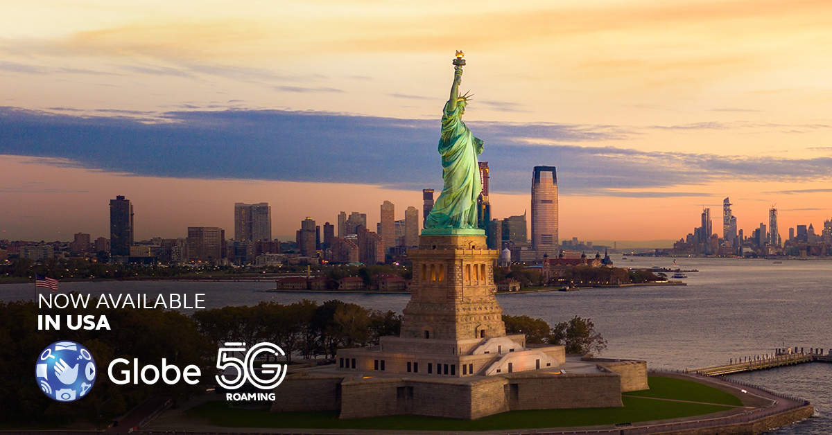 Globe 5G Roaming Live in USA via AT&T by June 17