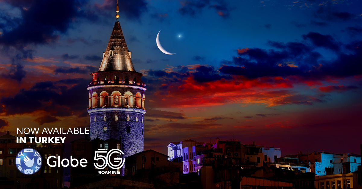 Globe 5G Roaming activated in Turkey with Turkcell